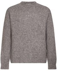 Roberto Collina - Speckled Crew Neck Sweater - Lyst