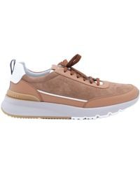Brunello Cucinelli - Round Toe Low-Top Sneakers - Lyst