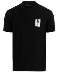 Neil Barrett - Logo Short-Sleeved T-Shirt - Lyst