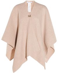 Max Mara - Serra Logo Patch Cape - Lyst