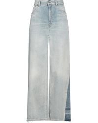 Chloé - Light-Colored Denim Wide-Leg Pants - Lyst