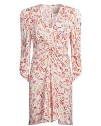 Isabel Marant - Floral Printed Cinched-Waist Dress - Lyst