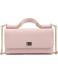 Dolce & Gabbana - Logo Plaque Foldover Top Clutch Bag - Lyst