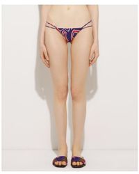 PUCCI - Pucci Labirinto Print V-Cut Bikini Bottom - Lyst