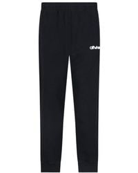 Off-White c/o Virgil Abloh - Logo-Embroidered Track Pants - Lyst