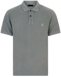 Dondup - Logo-Embroidered Polo Shirt - Lyst