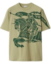 Burberry - Ekd Printed Crewneck T-Shirt - Lyst