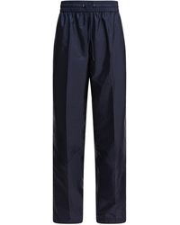 Prada - Re-Nylon Drawstring Wide Leg Trousers - Lyst