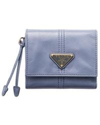 Prada - Small Leather Wallet - Lyst