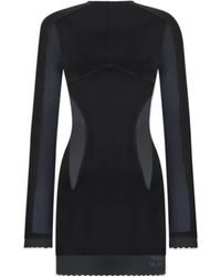 The Attico - The Sheer Mini Dress - Lyst