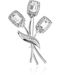 Dolce & Gabbana - Sartoria Floral Embellished Brooch - Lyst