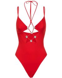 Area - Hollowed-Out Detail Jumpsuit - Lyst