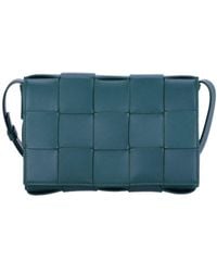 Bottega Veneta - Cassette Leather Cross Body Bag - Lyst