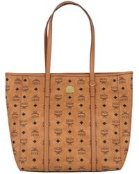 MCM - Monogram Print Shopper Bag - Lyst