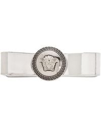 Versace - Medusa Head-Detailed Metallic Hair Clip - Lyst