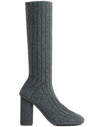Bottega Veneta - Atomic Knitted Sock Boots - Lyst