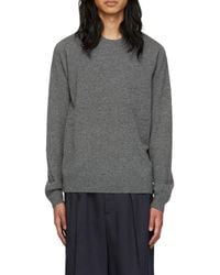 Comme des Garçons - Crew Neck Long-Sleeve Knitted Sweater - Lyst