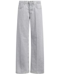 Dondup - Jacklyn Wide-Leg Rigid Denim Jeans - Lyst