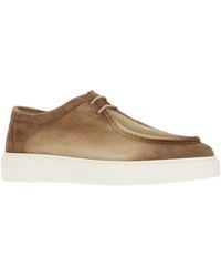 Doucal's - Faded-Effect Suede Oxford Shoes - Lyst