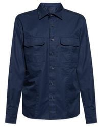 Tom Ford - Chest Pocket Long Sleeved Buttoned Shirt - Lyst