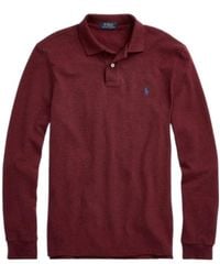 Polo Ralph Lauren - Pony Embroidered Long-Sleeved Polo Shirt - Lyst