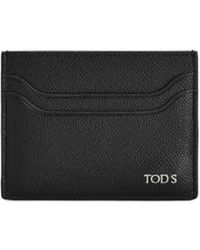 Tod's - Grained Cardholder Wallet - Lyst