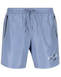 Iceberg - Logo Drawstring Swim Shorts - Lyst