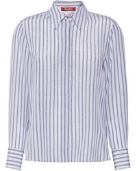 Max Mara - Studio Flirt Striped Shirt - Lyst