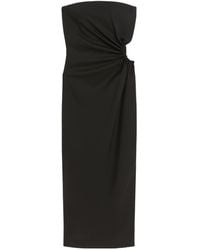 Max Mara - Silva Gathered Strapless Dress - Lyst