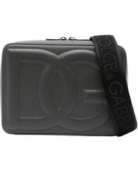 Dolce & Gabbana - Logo-Embossed Small Shoulder Bag - Lyst