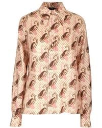 Etro - Paisley Print Collared Button-Up Shirt - Lyst
