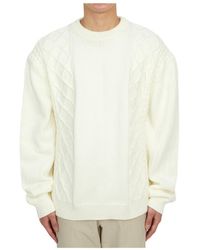 FAMILY FIRST - Round-Neck And Long-Sleeved Sweater - Lyst