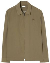 Burberry - Coated Nylon Overshirt - Lyst
