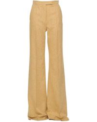 Valentino - Pleat Detailed Wide Leg Pants - Lyst