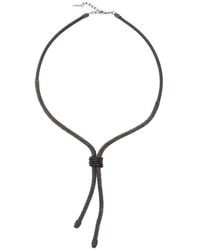 Brunello Cucinelli - Precious Leather Bolo Tie - Lyst