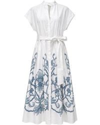 Eleventy - Short Sleeve Dress - Lyst