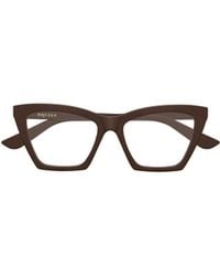 McQueen - Eyewear Cat-Eye Frame Glasses - Lyst