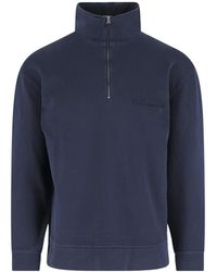 C.P. Company - Half-Zip Funnel-Neck Sweater - Lyst
