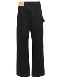 JW Anderson - Jw Anderson Twisted High Waist Jeans - Lyst