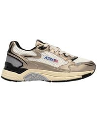 Autry - Logo Patch Lace-Up Sneakers - Lyst