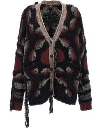 Etro - Fringed Oversized Cardigan - Lyst