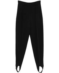 Stella McCartney - Cady Stirrup-Cuff Tailored Trousers - Lyst