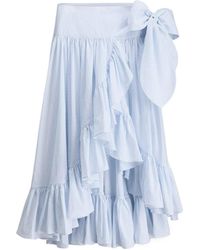 Dior - Iviera Mid-Length Ruffled Skirt - Lyst