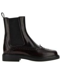 Tod's - Tods Round Toe Ankle Boots - Lyst