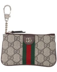 Gucci - Web Gg Zip Wallet - Lyst