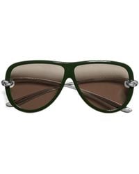 Bottega Veneta - Knot Aviator Sunglasses - Lyst