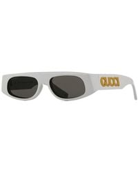 Gucci - Eyewear Rectangle Frame Sunglasses - Lyst