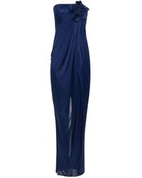 Elisabetta Franchi - Long Evening Dress - Lyst