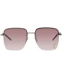 Saint Laurent - Logo Sunglasses - Lyst