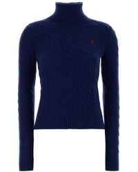 Polo Ralph Lauren - Roll Neck Knitted Jumper - Lyst